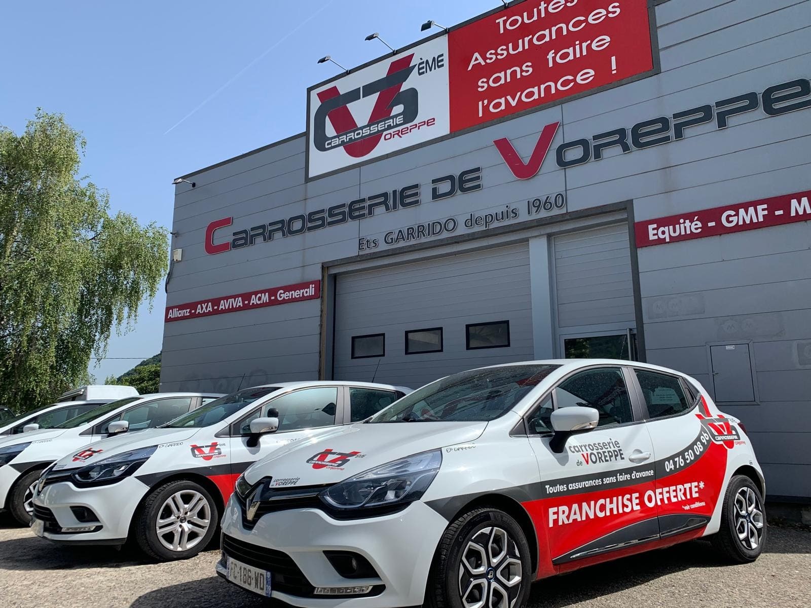 Véhicule de prêt Carrosserie de Voreppe