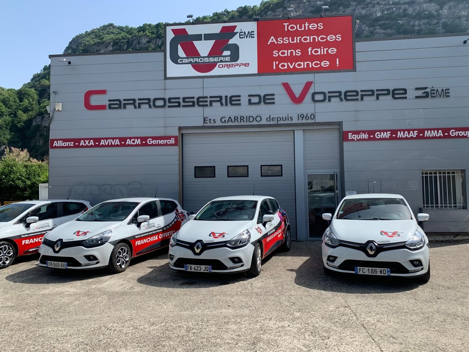 Véhicule de prêt - Franchise offerte